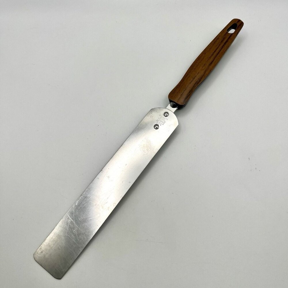Vintage EKCO Cake Icing Spatula Stainless Steel Plastic Handle USA Mid Century